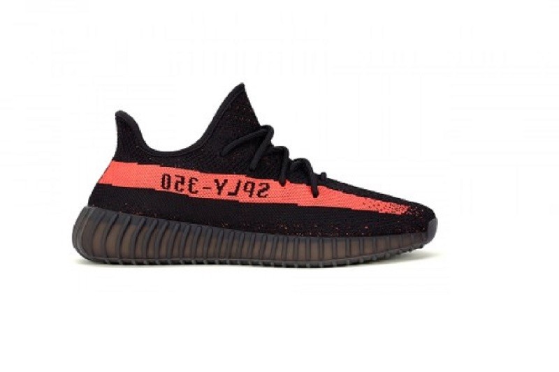 Adidas Yeezy Boost 350 V2 "Black/Red" BY9612 - Yeezy Shoes